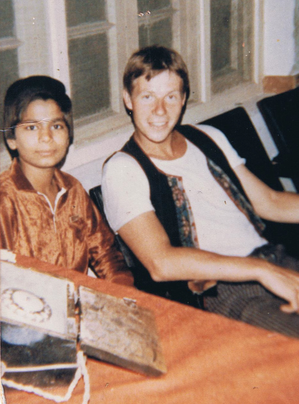 Jerry & new best friend - North Pakistan - 1983