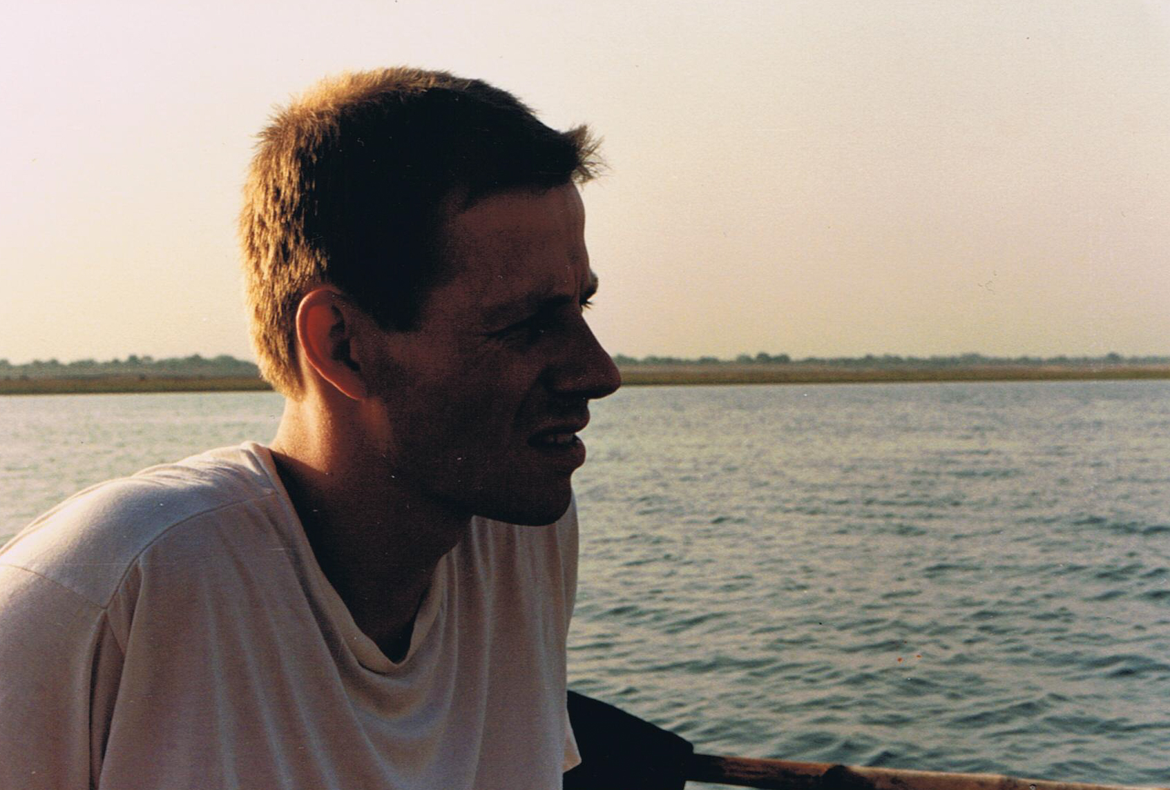 Jerry - the River Ganges, Varanasi , India - 1980 (after seeing a dead body)